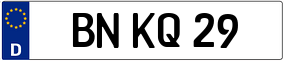 Truck License Plate